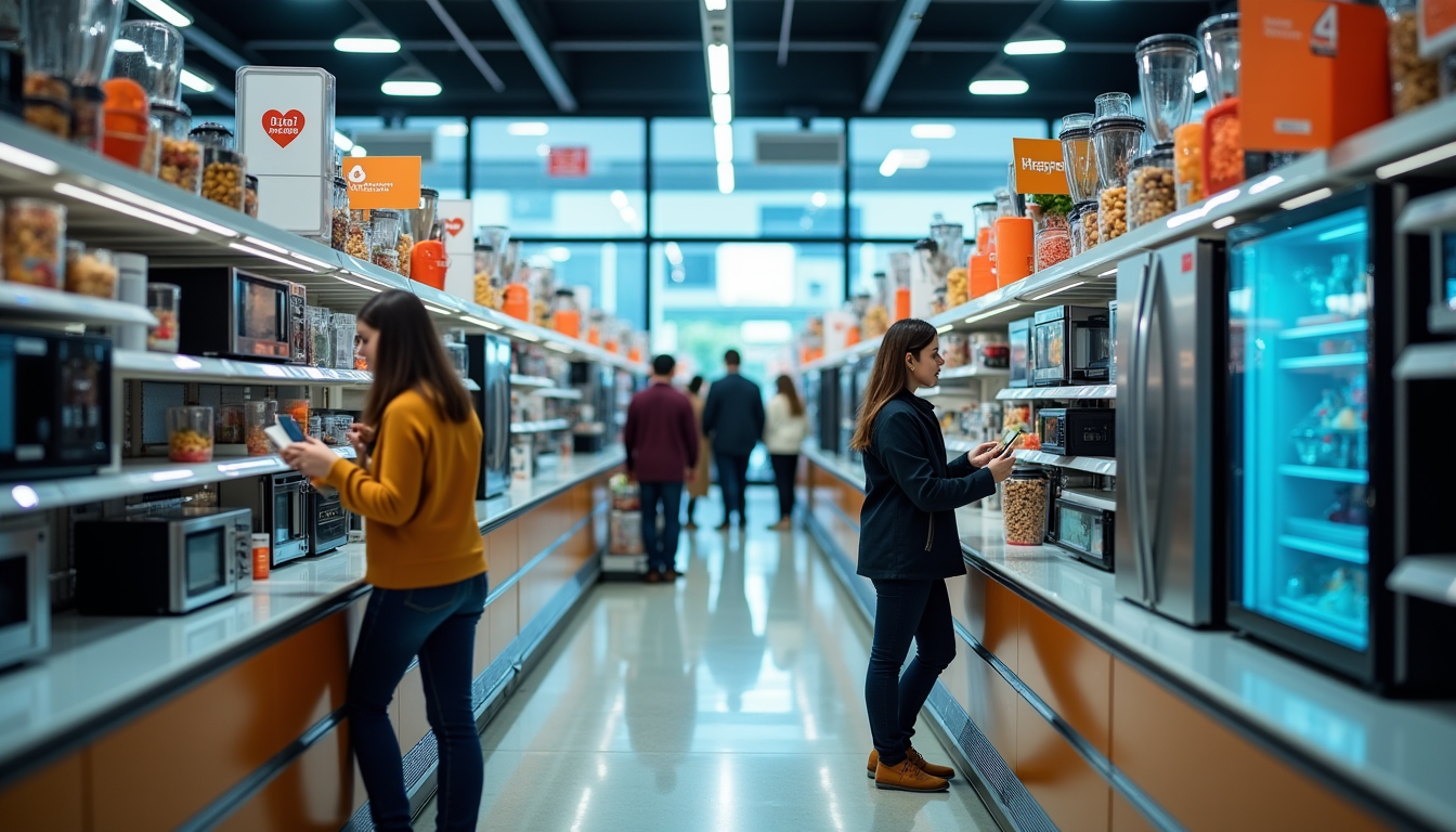 Illustration : cette large gamme est régulièrement renouvelée, permettant aux — mass stock : le spécialiste de l’électroménager discount aux meilleurs prix