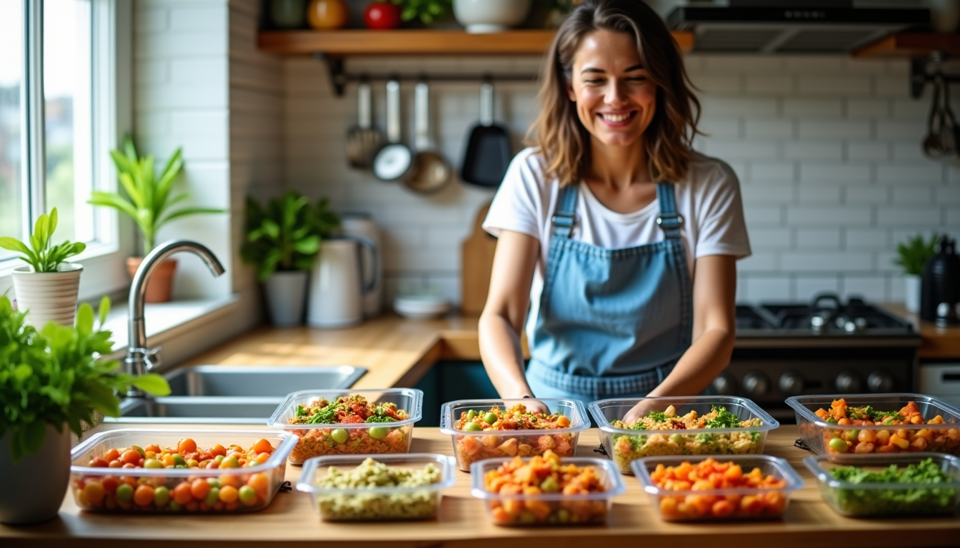 Illustration : une fois vos délicieux plats préparés, la manière — mes menus de batch cooking simples à cuisiner en moins de 2 heures