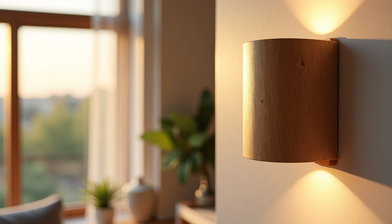Illustration : la finition est également un aspect à ne — choisir une applique murale en bois pour sublimer votre intérieur