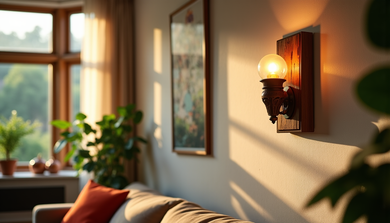 Illustration : chaque style a ses spécificités, mais la beauté — applique murale en bois : la touche chaleureuse et élégante pour votre déco