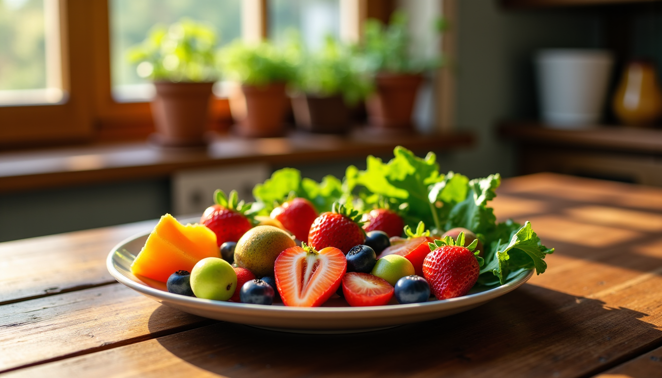 règles indispensables pour trouver votre équilibre alimentaire sans frustration — pensez à la couleur dans votre assiette :