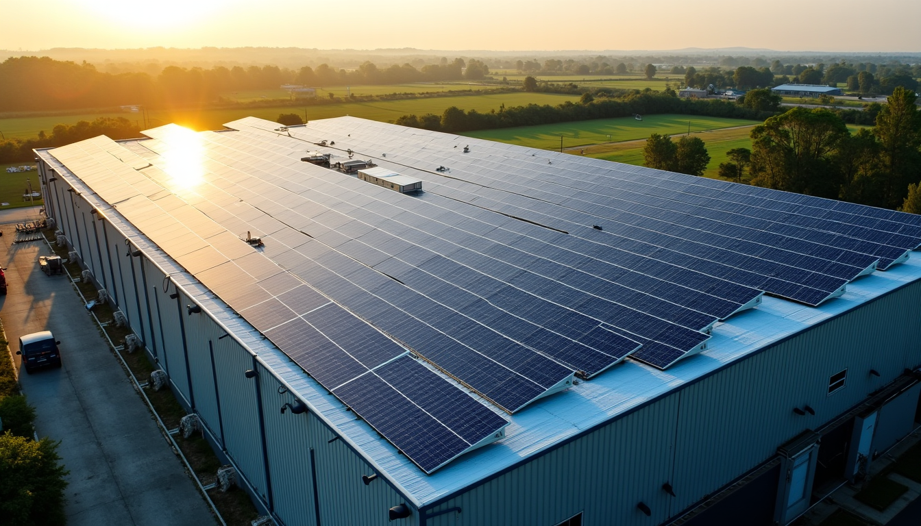 toiture solaire industrielle : comment rentabiliser le toit de votre bâtiment en 2026 ? — le potentiel de production est directement lié à