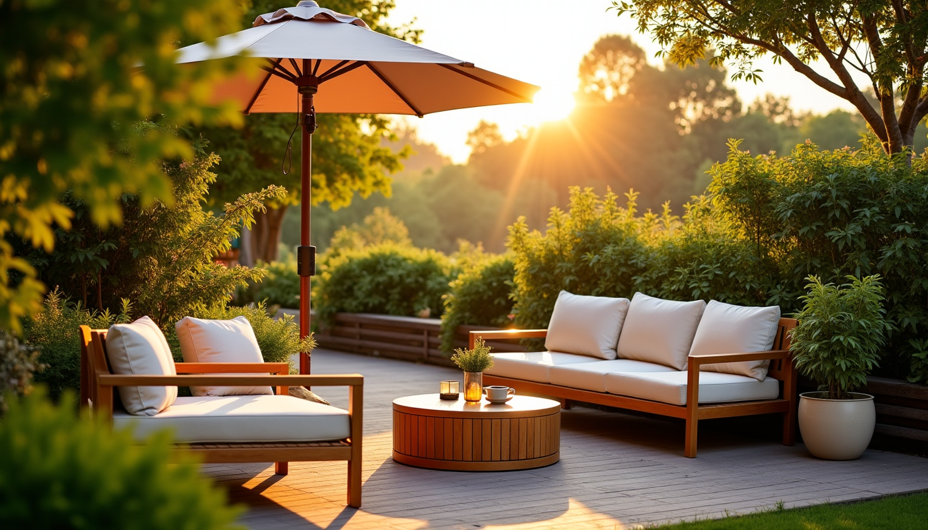aménager sa terrasse selon le soleil : le guide complet pour bien choisir vos meubles de jardin — le mobilier doit être confortable pour les longues