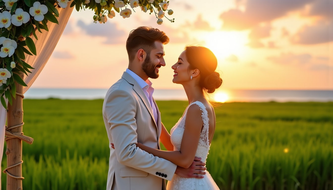 Illustration : ces lieux se distinguent par leur originalité et — wedding bali : les plus beaux lieux de cérémonie entre plages de sable blanc et rizières