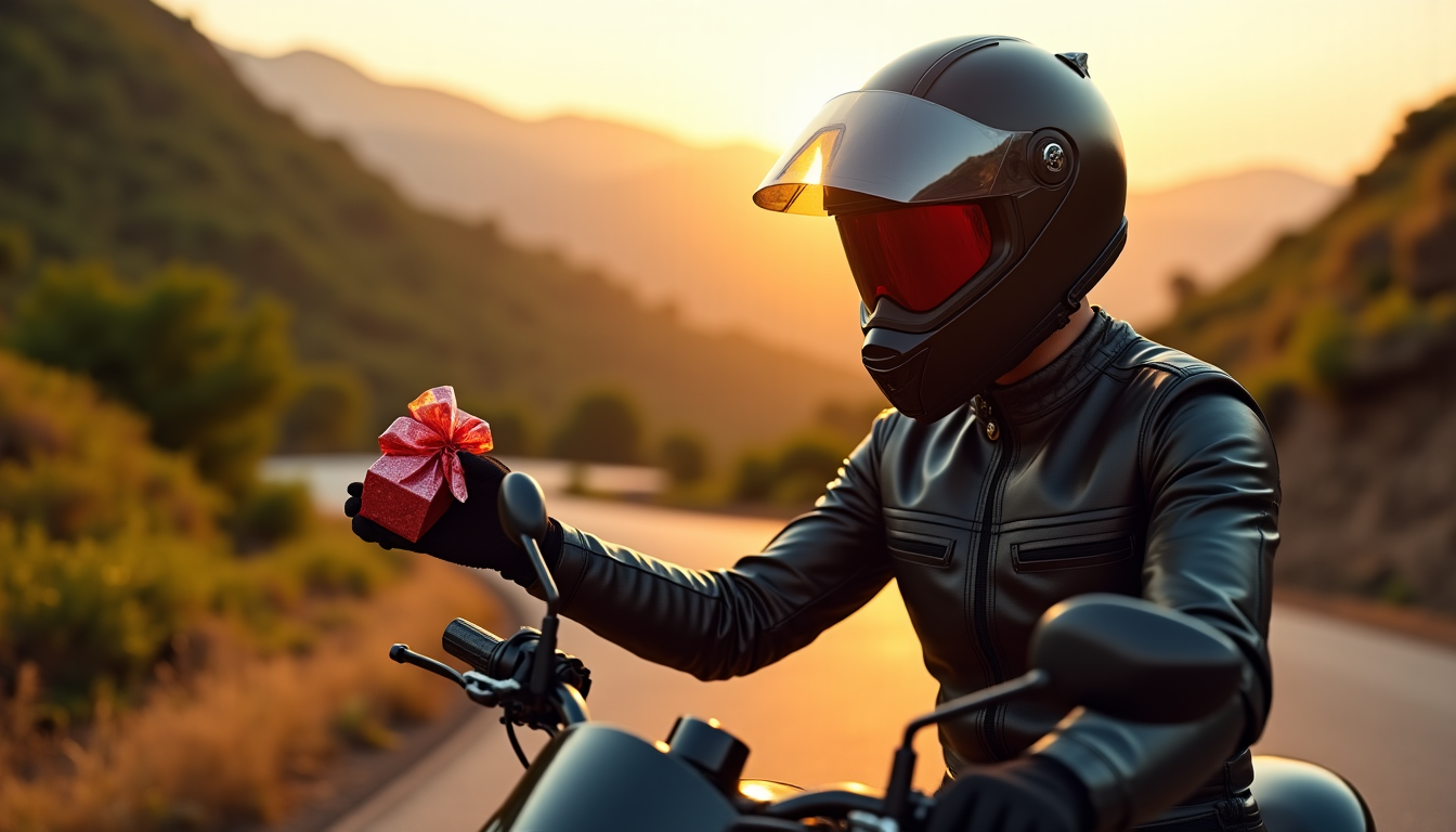 Illustration : ces cadeaux immatériels créent des souvenirs durables et — meilleurs cadeaux motards à tous les prix : du petit accessoire à l'équipement haut de gamme