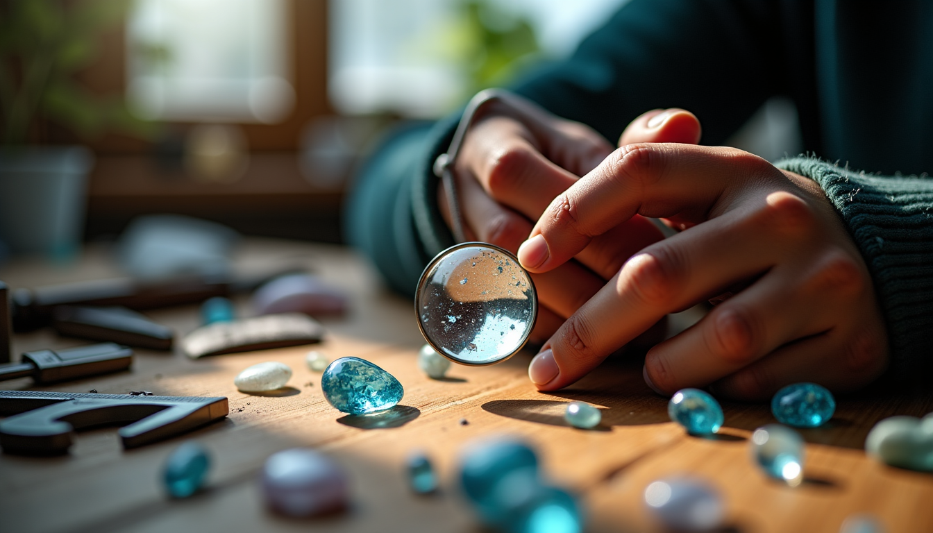 gemstone buying guide : comment repérer les pierres de synthèse et les arnaques en ligne — micro-égriseures peuvent être présents sur des pierres naturelles