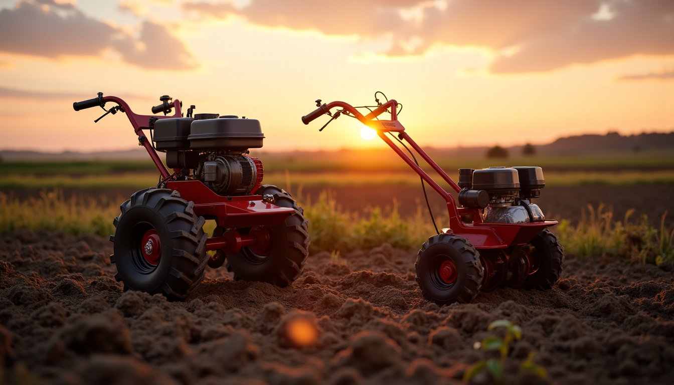 motobineuse vs motoculteur thermique : les différences clés pour bien travailler la terre — le motoculteur thermique, lui, est capable d'atteindre des