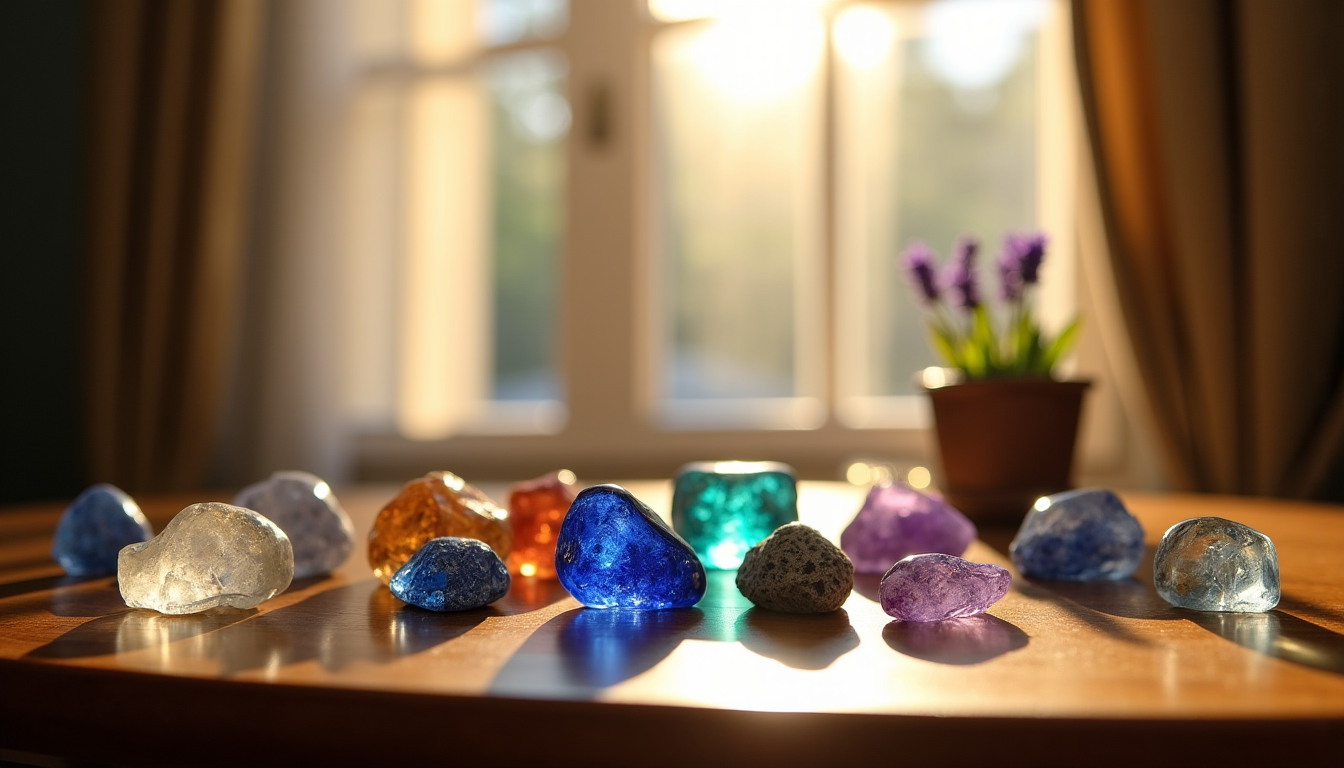 méthodes simples pour purifier et recharger vos pierres — n'utilisez jamais de sel pour les pierres friables,