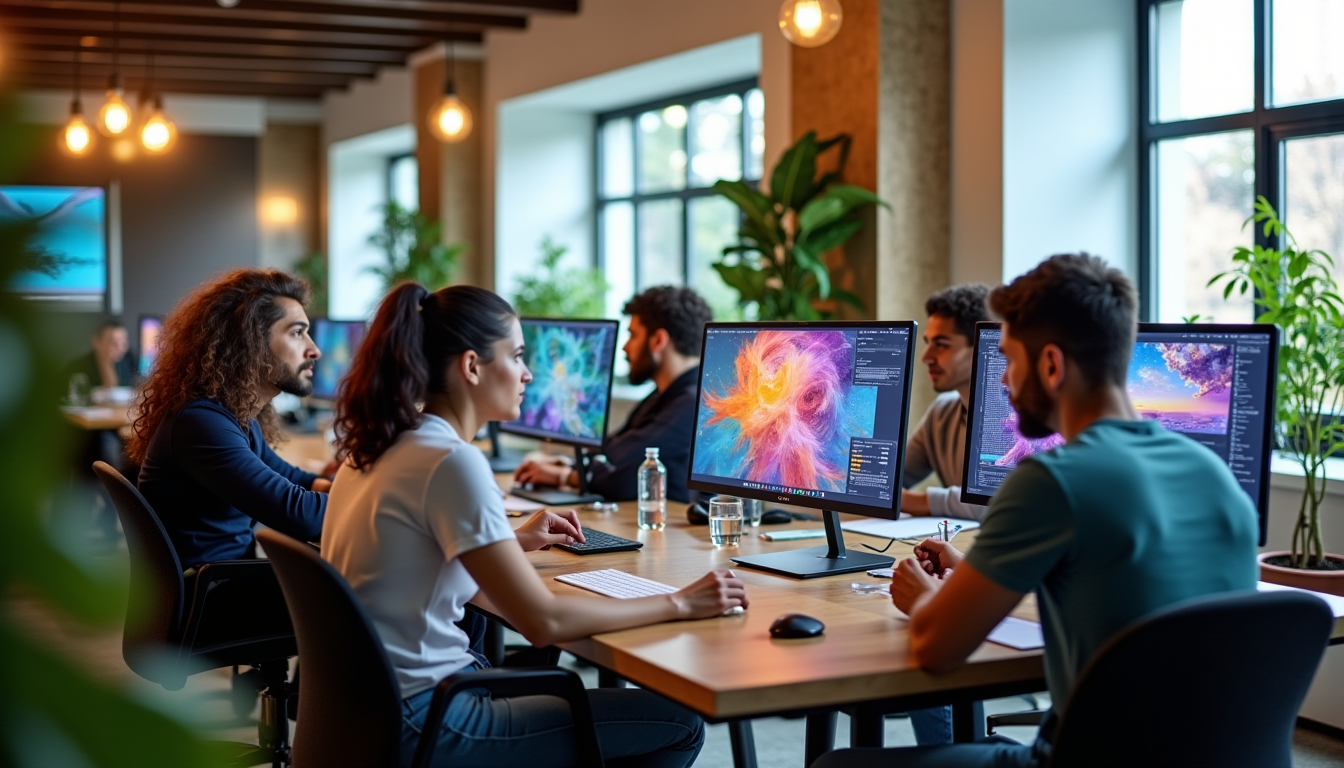 Illustration : cette assistance permet aux créateurs de se concentrer — l'intelligence artificielle transforme nos vies en ligne