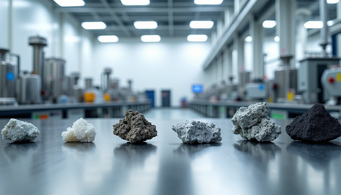 dernières tendances du secteur dans notre revue de minéraux — le traitement du lithium, par exemple, a vu