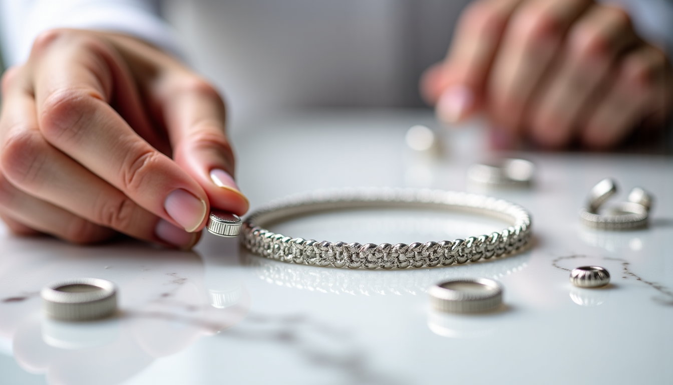 astuces simples pour reconnaître un vrai bijou en argent 925 — ourrait légèrement attirer l'aimant. concentrez-vous sur le corps