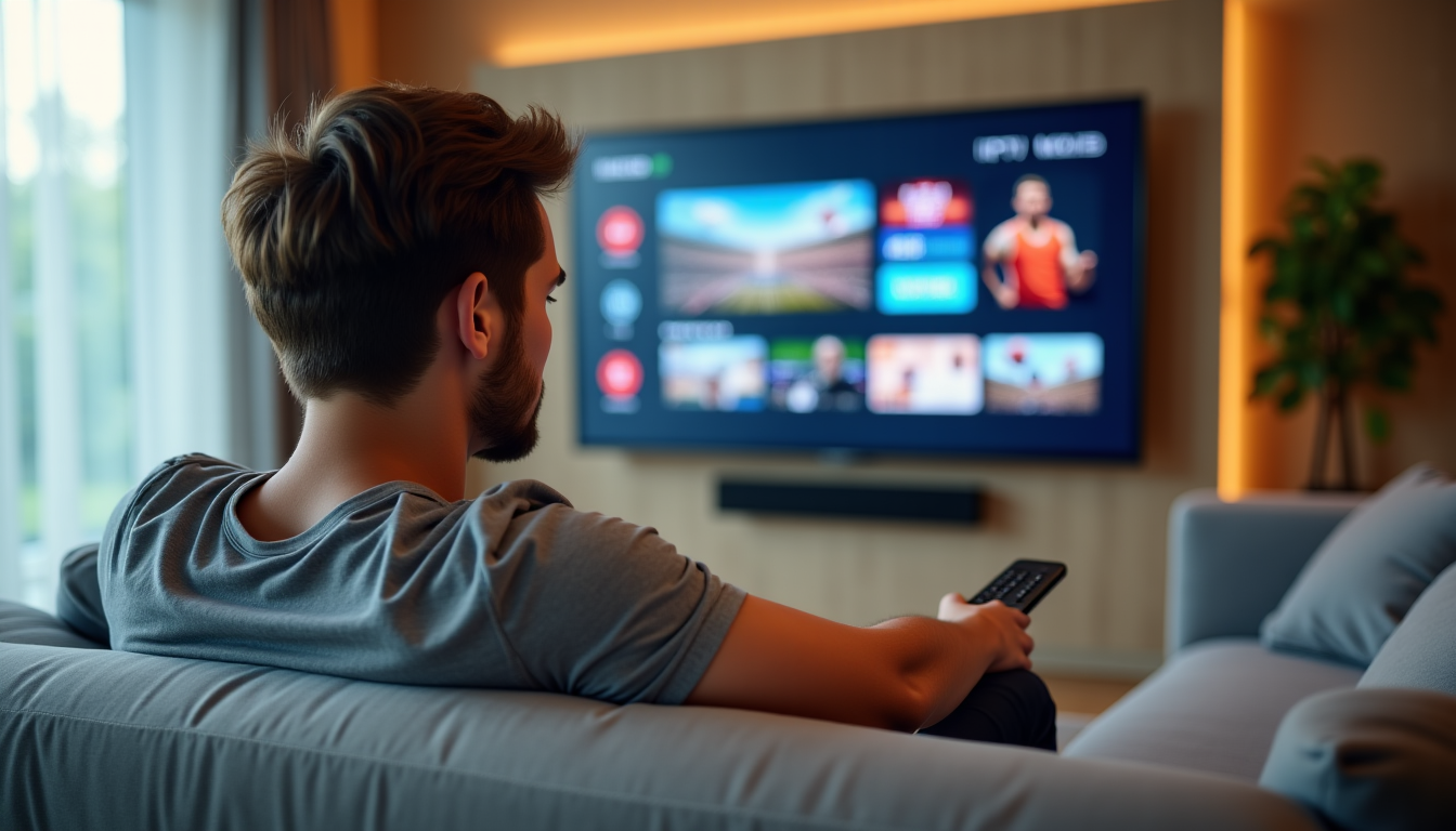 Illustration : une fois l'application téléchargée et installée, vous êtes — passer à iptv smarters pro : vod illimitée et chaînes sport en streaming 4k