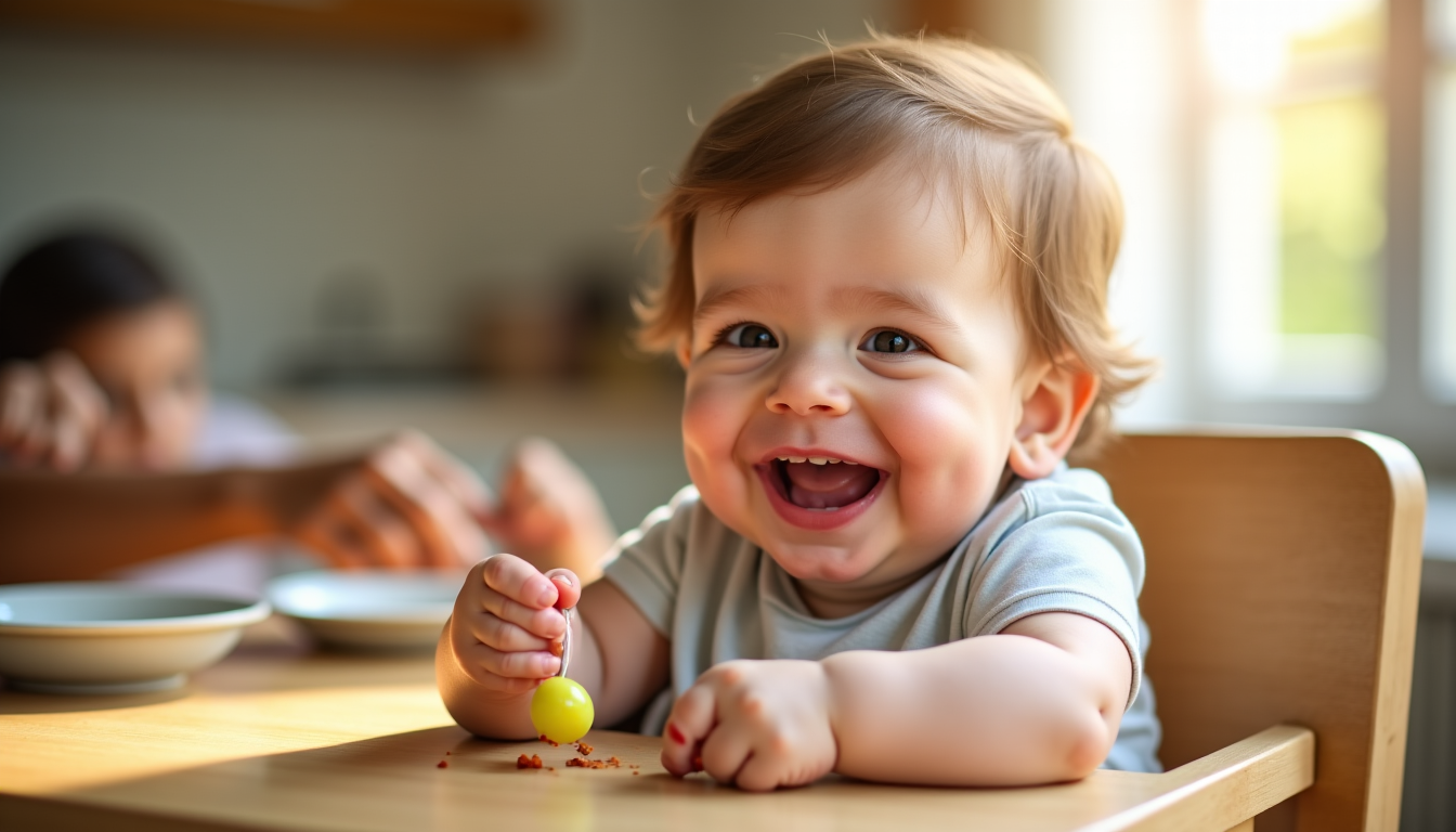 Illustration : il est également possible d'adapter les repas familiaux — alimentation de bébé : comment organiser les repas au fil des mois ?