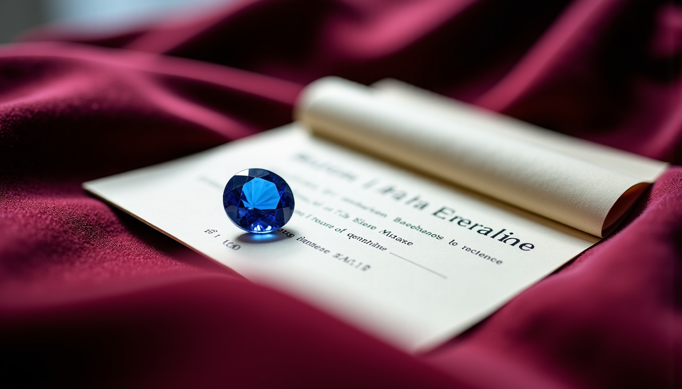 gemstone buying guide : comment éviter les erreurs coûteuses ? — un certificat fiable doit fournir une description complète