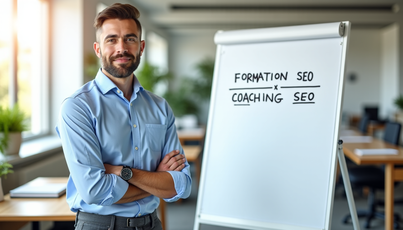 Illustration : ode de réflexion pour que la personne devienne — formation seo vs coaching : jimenez julien compare les deux approches