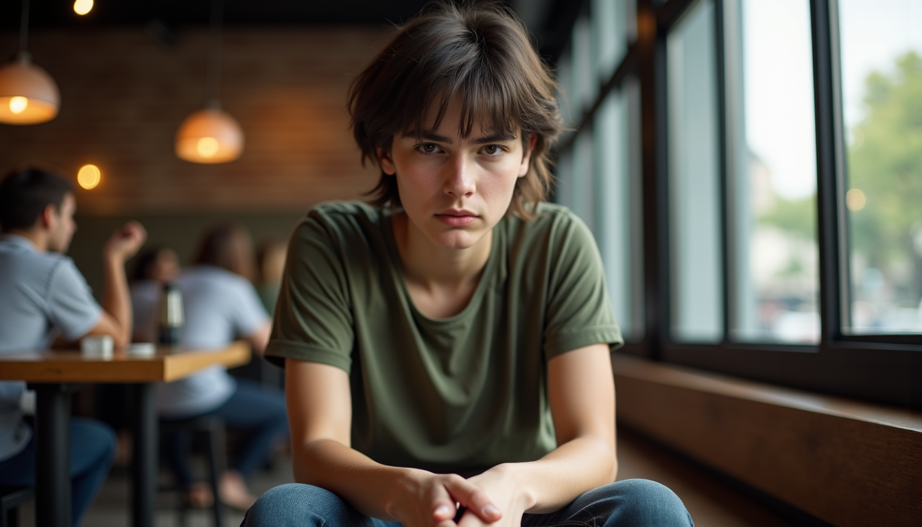 Illustration : e évité par inadvertance, puis normal évité activement — anxiété sociale ou simple concentration : 4 critères pour distinguer les causes