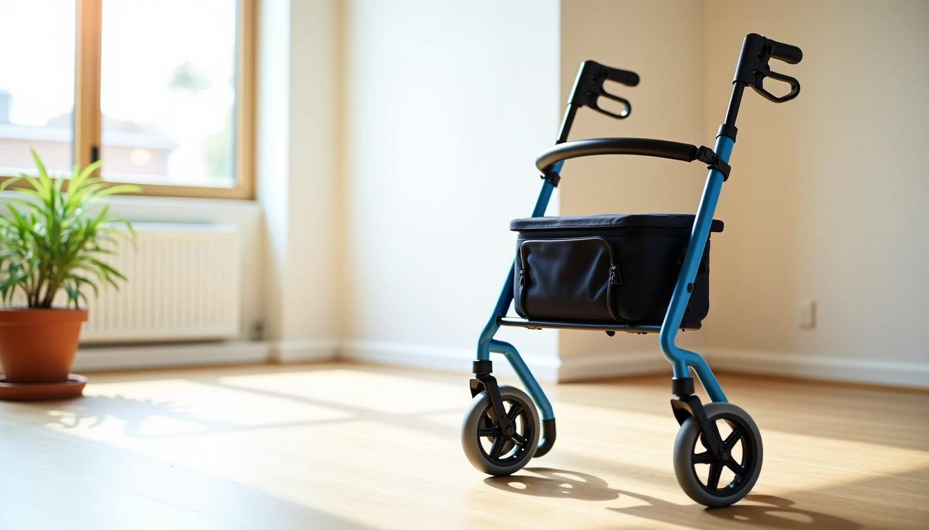 Illustration : de nombreux rollators modernes sont pensés pour être — rollator 4 roues pliant et léger : comment trouver le bon modèle ?