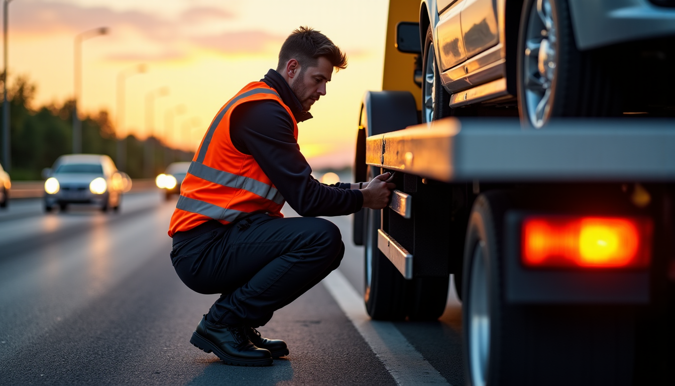 Illustration : le remorquage est une opération technique qui nécessite — 7 erreurs à éviter lors d'un dépannage et remorquage automobile