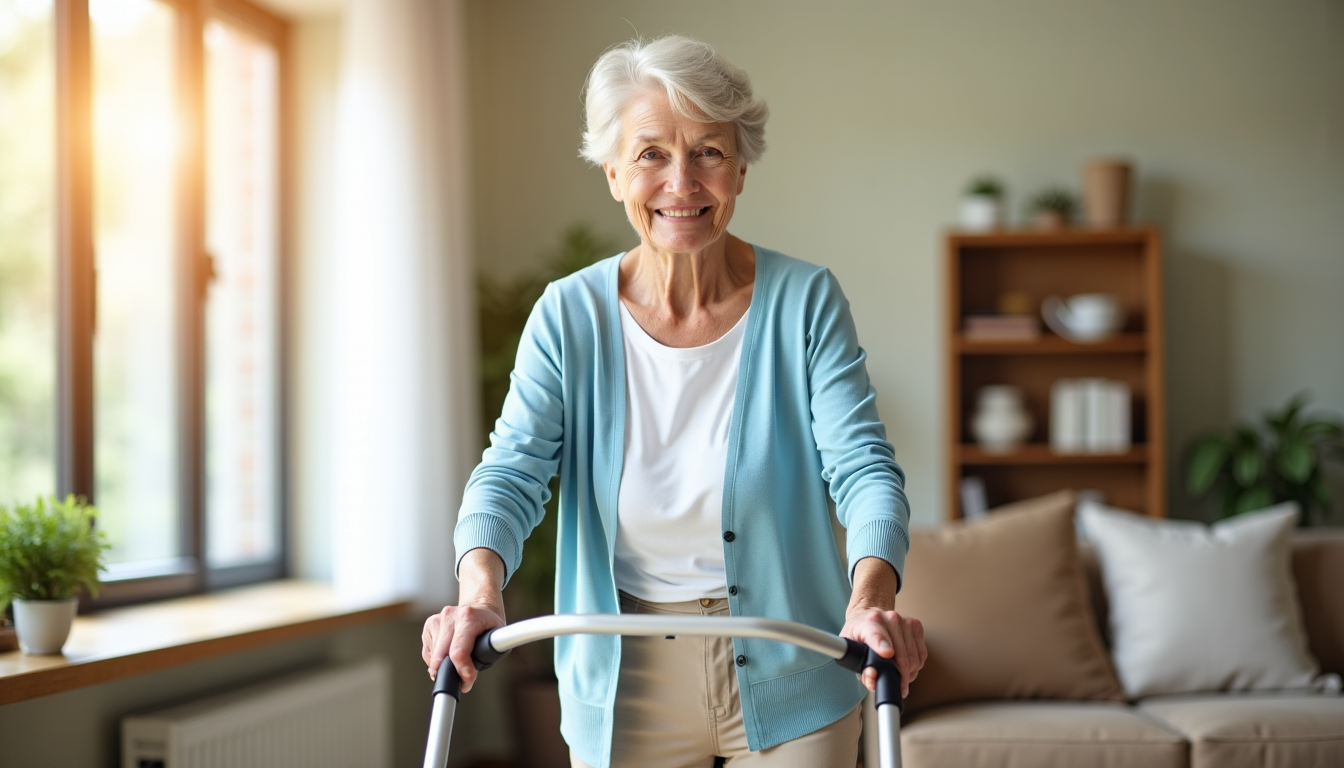 Illustration : une fois votre rollator choisi, une utilisation correcte — tout savoir sur le rollator : l'aide à la marche indispensable pour votre autonomie