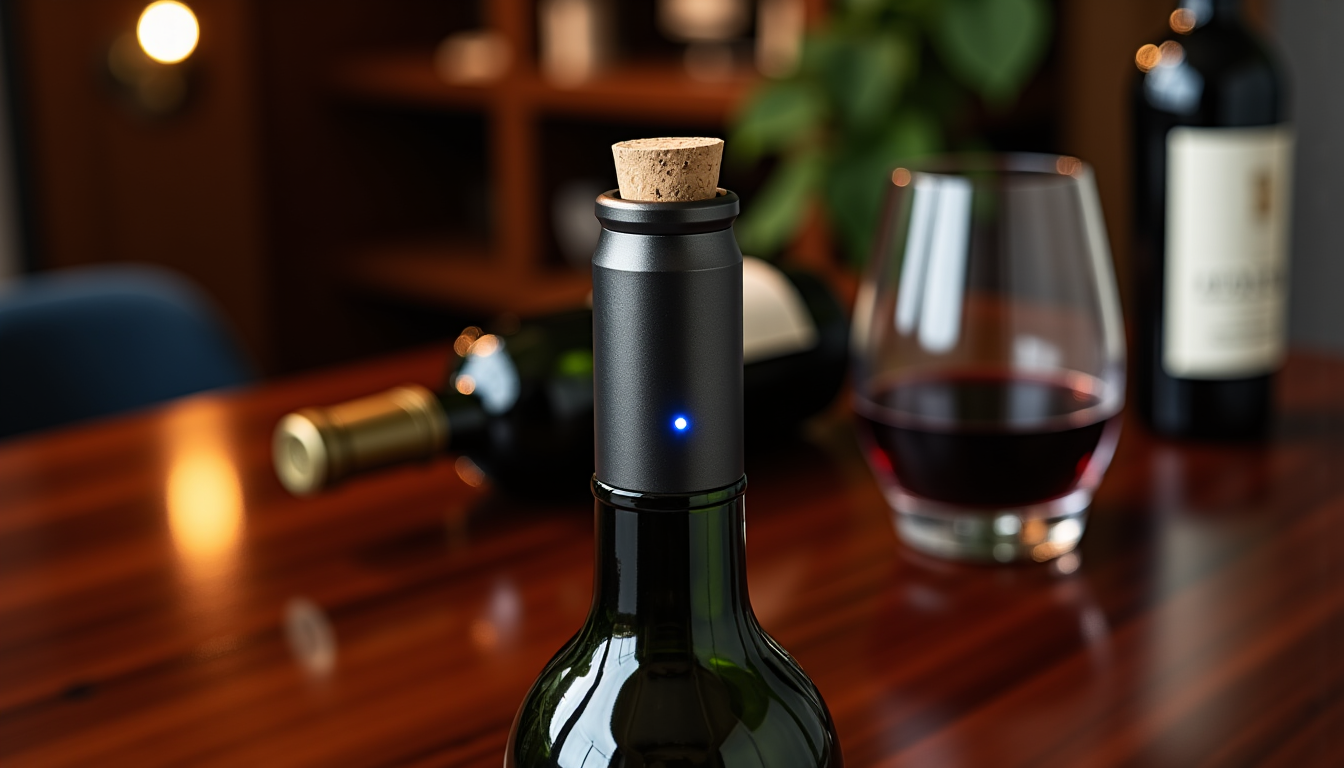 Illustration : a top-performing electric corkscrew should remove a cork — how to choose the best electric corkscrew for effortless wine opening
