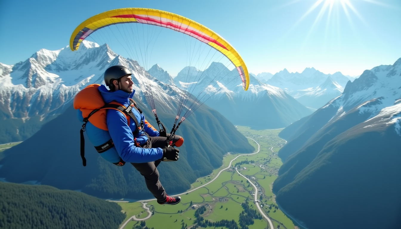 Illustration : "un vol réussi n'est pas seulement une question — et comment voler en parapente face au mont-blanc dans les meilleures conditions ?
