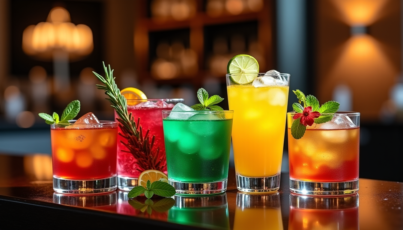 tendances du cocktail alcoolisé pour vos événements — er les cartes de cocktails en fonction des