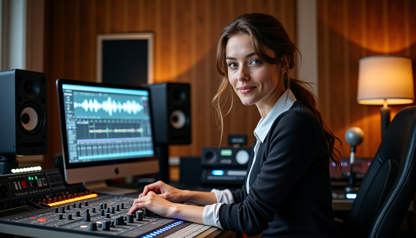 Illustration : travailler avec une ingénieure du son est une — ingénieure du son à paris : l'expertise audio pour sublimer vos projets
