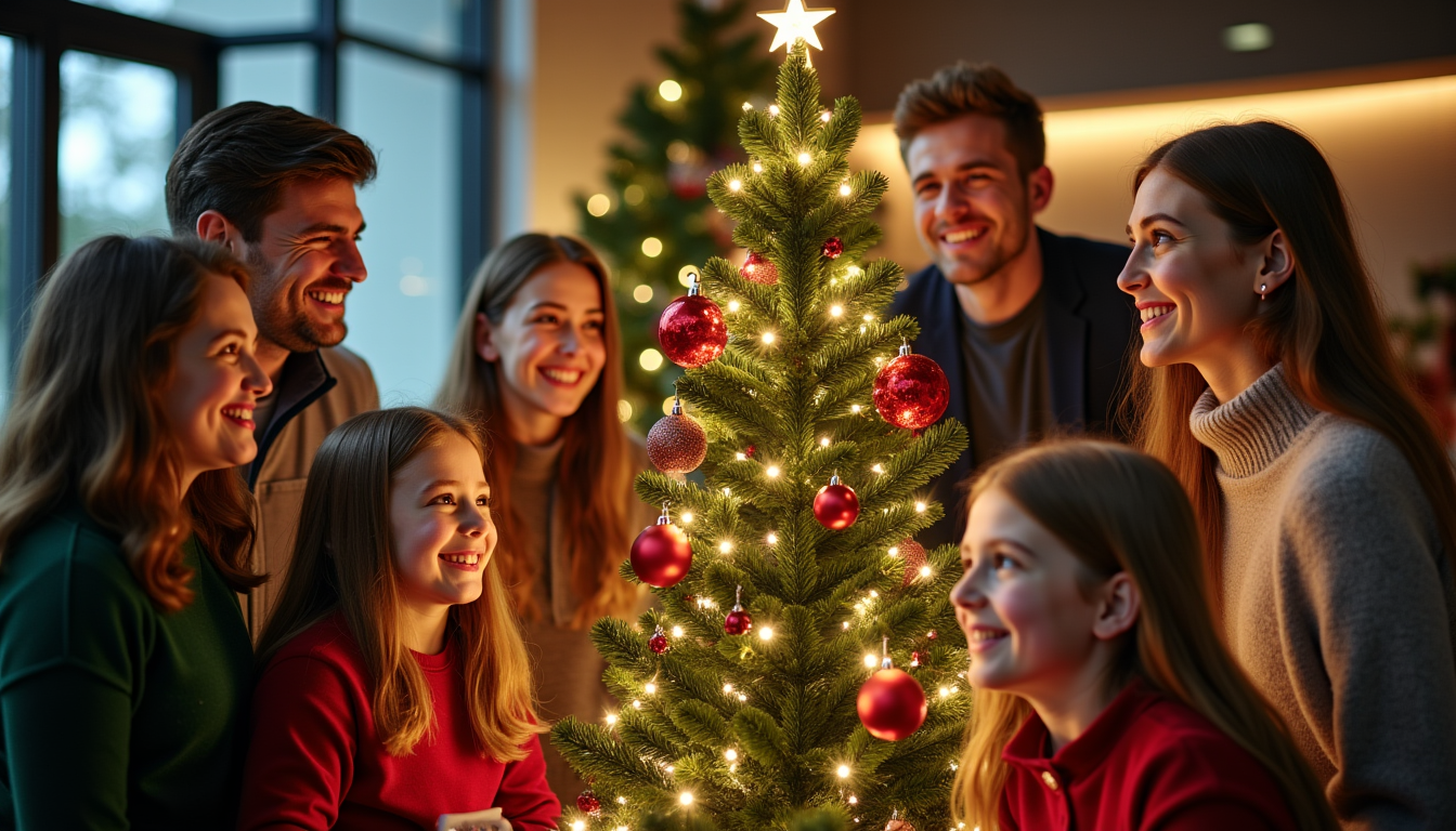 Illustration : quant à la date, elle doit convenir à — arbre de noël en entreprise : un levier fort de cohésion et de marque