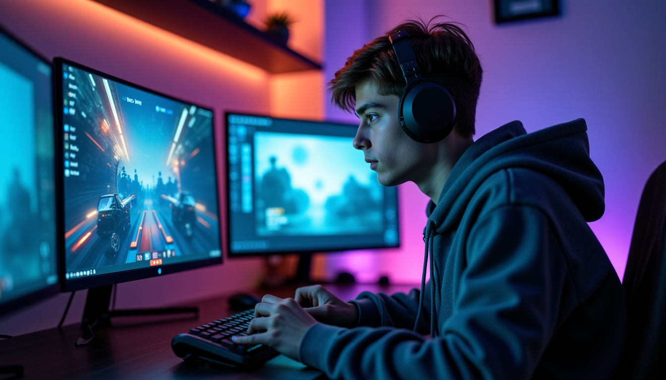 Illustration : au-delà de l'amusement pur, la pratique des jeux — plongée dans l'univers captivant des jeux vidéo