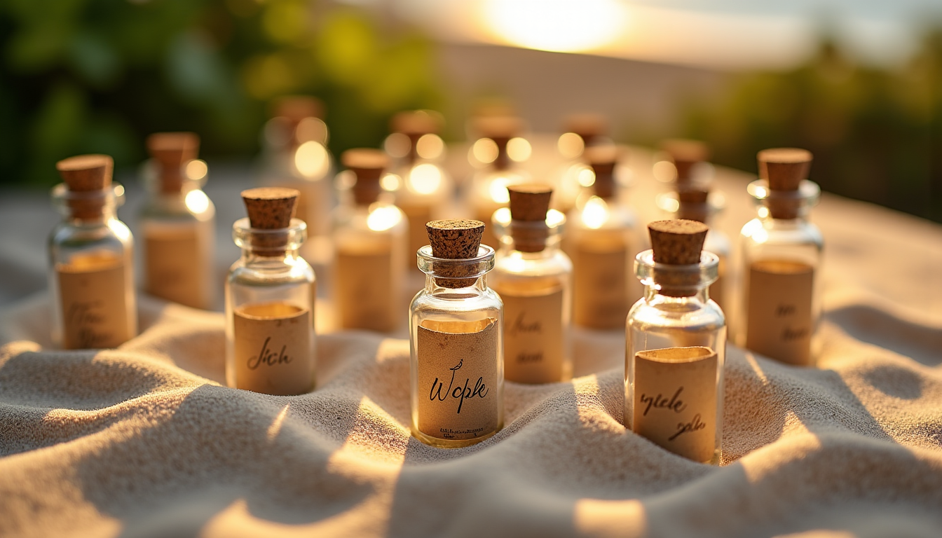idées créatives pour une déco mariage inoubliable — , placez les noms des invités dans de