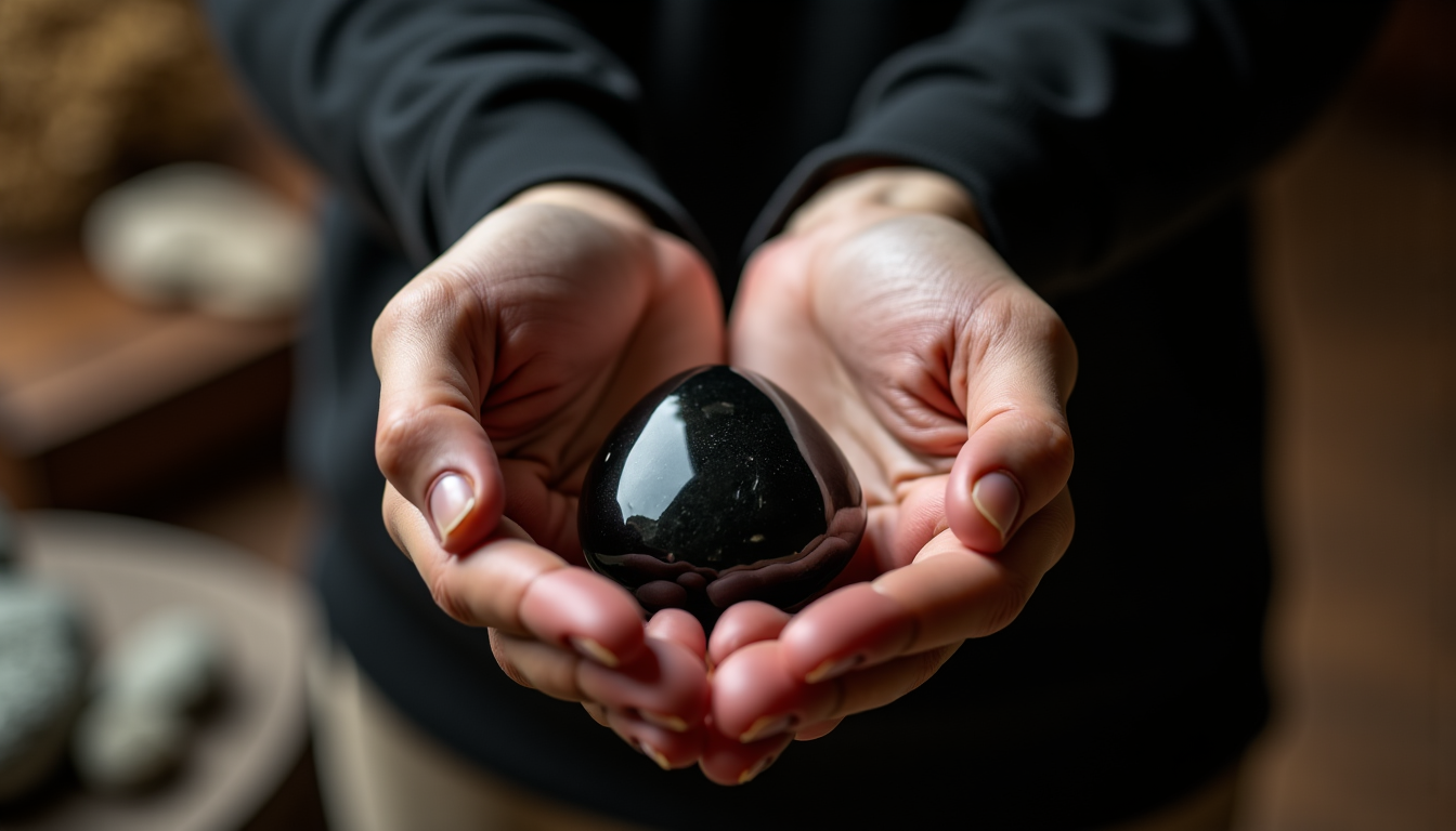 Illustration : avant toute bénédiction, définissez clairement votre intention. qu'attendez-vous — bijoux en obsidienne noire : le guide complet de bénédiction et purification