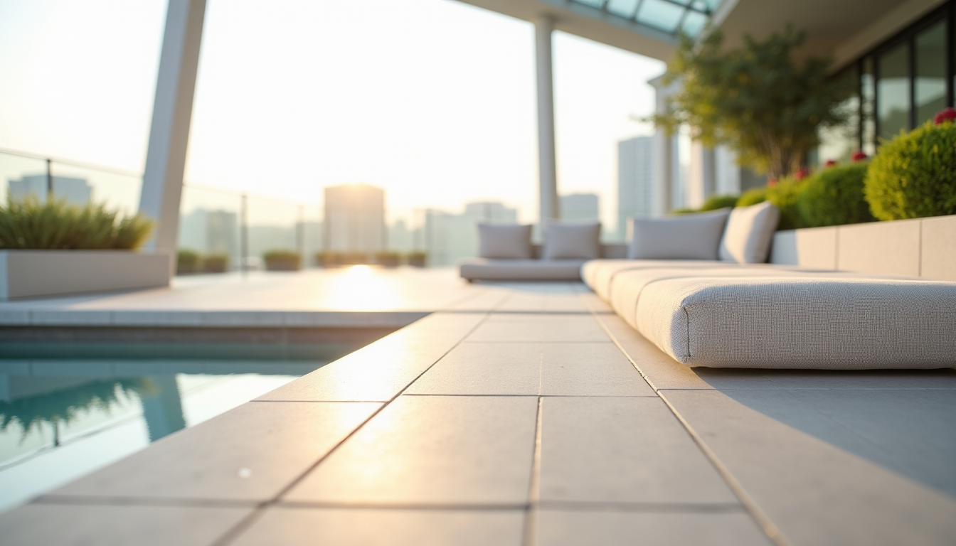 Illustration : it de trouver un équilibre qui vous offre — taille de filet pour une grande terrasse ?