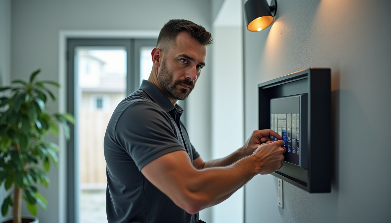 Illustration : opter pour une installation d'alarme réalisée par des — maison ou entreprise : quand contacter un installateur alarme ?