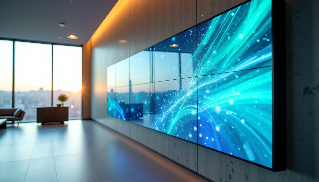 Illustration : &laquo;&nbsp;un mur d'images led sur mesure n'est pas &mdash; mur d'images led sur mesure : l'expertise d'un fabricant et installateur fran&ccedil;ais