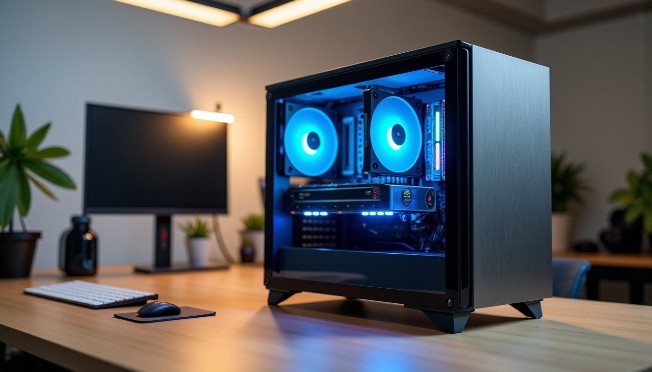 Illustration : le boîtier protège vos composants et assure un — monter son pc gamer : le guide complet pour tous les budgets.
