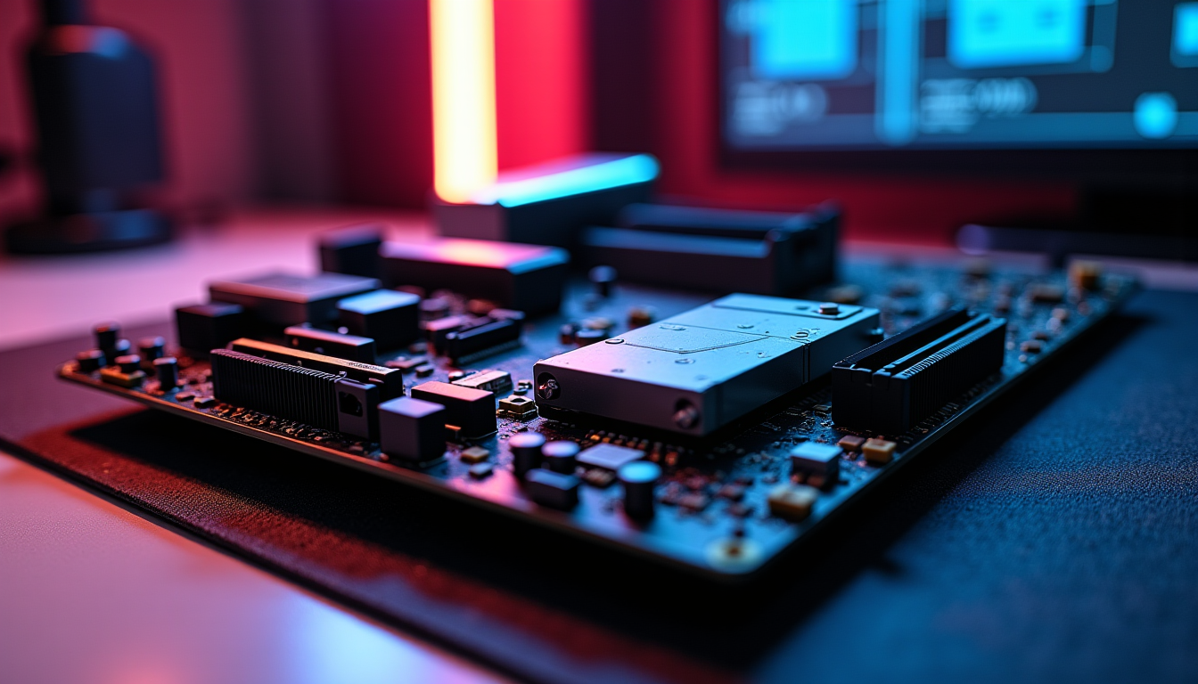 Illustration : la carte mère est le circuit imprimé principal — config : choisir les bons composants pour son pc