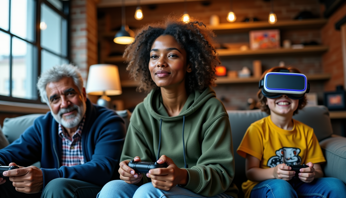 Illustration : « le jeu vidéo n'est plus un simple — l'évolution des jeux vidéo et leur impact culturel