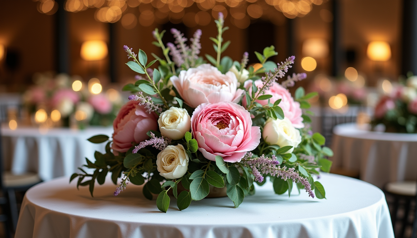 Illustration : l&eacute;ment floral contribue &agrave; une exp&eacute;rience inoubliable, refl&eacute;tant &mdash; int&eacute;grer la magie des fleurs lors de vos &eacute;v&eacute;nements pour marquer les esprits ?