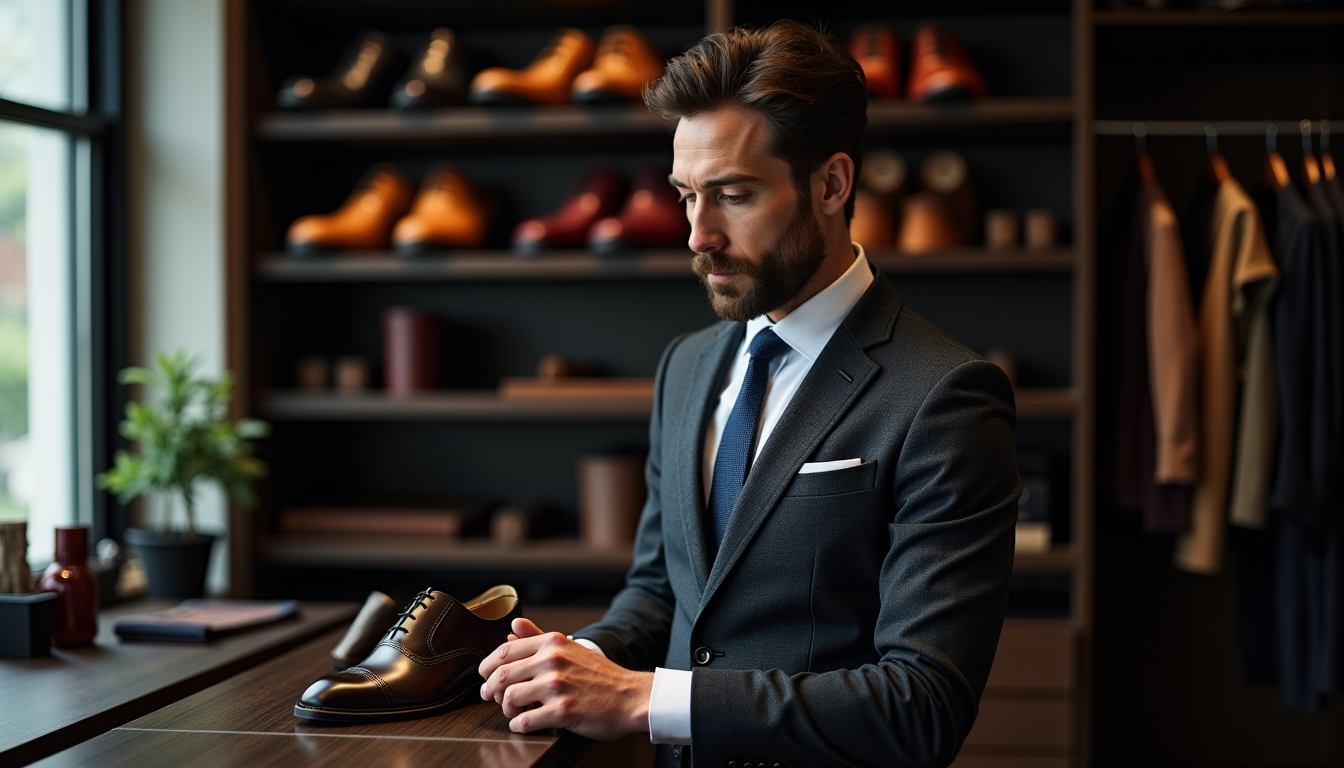 Illustration : la clé d'un style impeccable réside dans la — dress code masculin : quelles chaussures pour quelle occasion ?