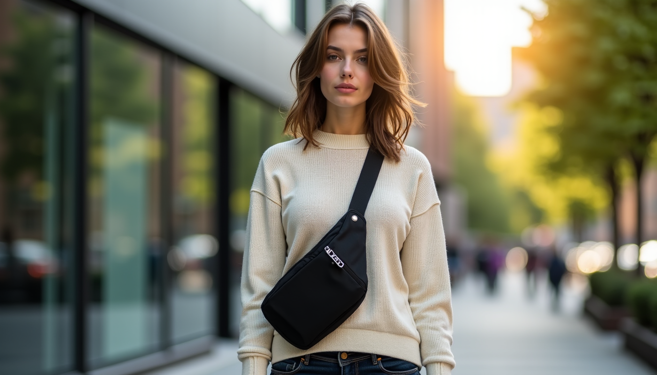 Illustration : l'un des atouts majeurs du sac banane xl — sac banane xl: la tendance stylée et spacieuse pour votre quotidien