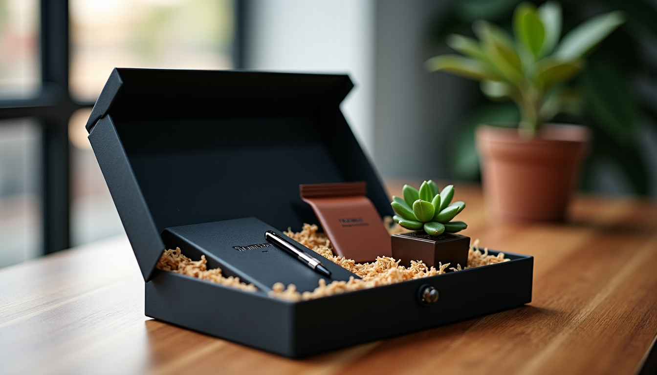 Illustration : émontre une attention particulière et une volonté de — coffret cadeau d’entreprise personnalisé : la sélection idéale pour vos collaborateurs et clients