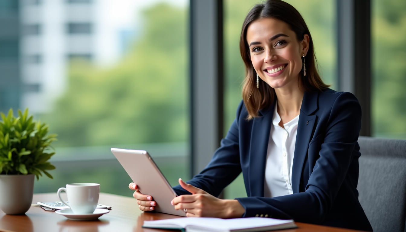Illustration : b professionnel : votre vitrine en ligne, présentant — guide complet du recruteur indépendant : développer votre activité rh en toute autonomie