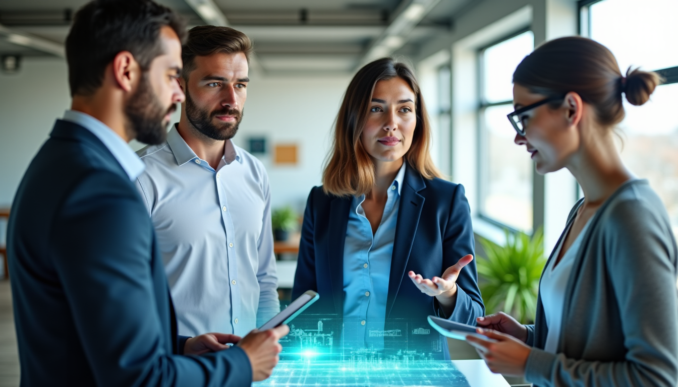 Illustration : humaines et une optimisation des processus, contribuant à — deepseek : quels avantages pour les professionnels ?