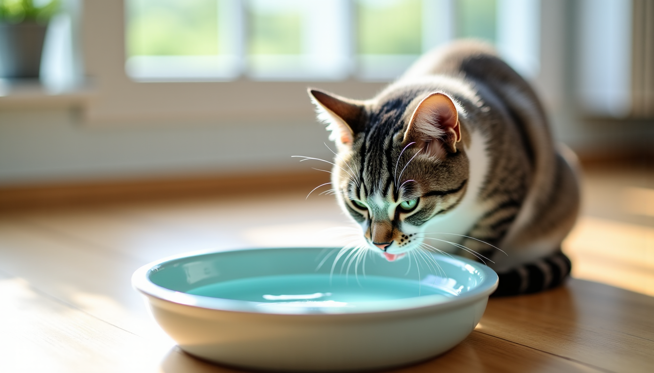 Illustration : pour encourager votre chat à boire, assurez-vous qu'il — besoins nutritionnels du chat : démêler le vrai du faux.