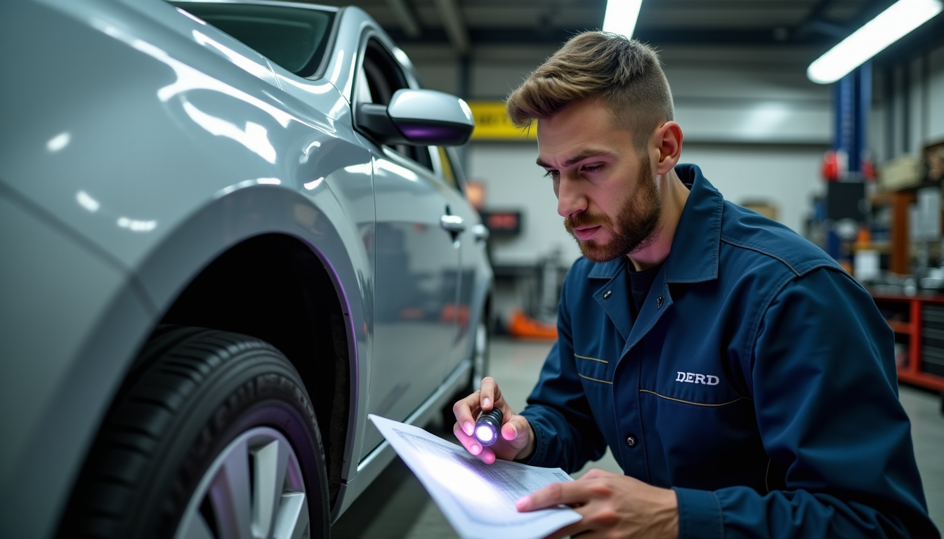 Illustration : que le numéro de série frappé sur le — vérifications essentielles avant le contrôle technique auto