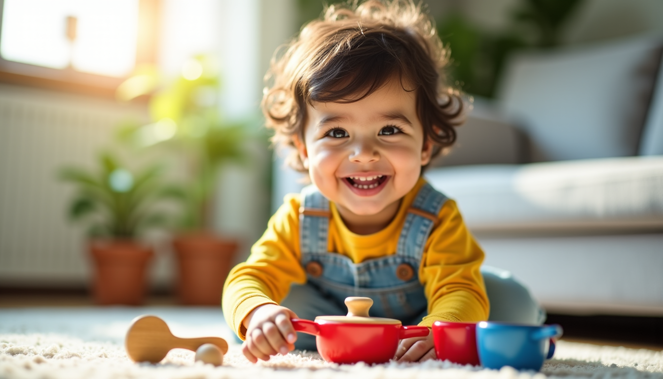 meilleures activités pour l'éveil de votre enfant — s adultes. proposez-lui des jouets d'imitation (cuisine, outils)