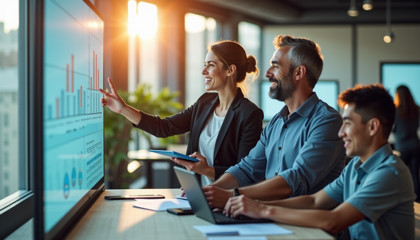 Illustration : nir des outils de collaboration adaptés fluidité des — optimiser la gestion du temps au sein de l'entreprise