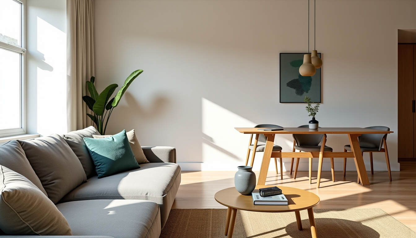 Illustration : la cohérence est primordiale. chaque pièce doit s'inscrire — premiers pas en home staging virtuel : guide changetoninterieur.com