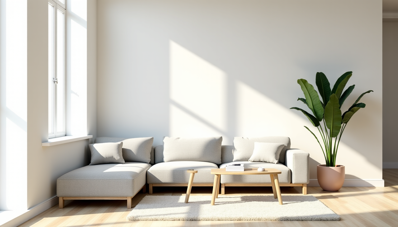 Illustration : : il doit correspondre à la lumière naturelle — meubler virtuellement un bien vide : 6 étapes avec logiciel home staging changetoninterieur.com