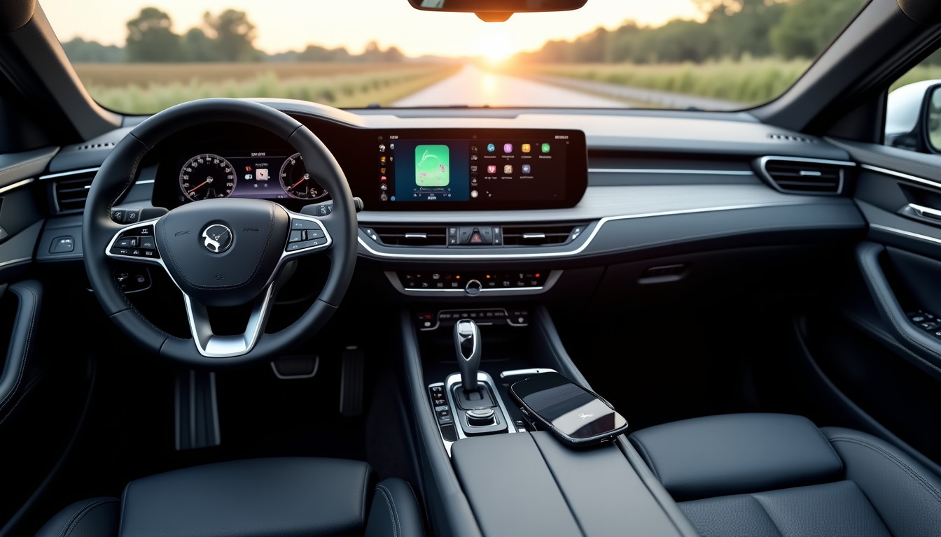 Illustration : sélectionner les bons accessoires pour votre voiture demande — accessoires auto : comment optimiser son habitacle et brancher carplay sans câbles qui traînent